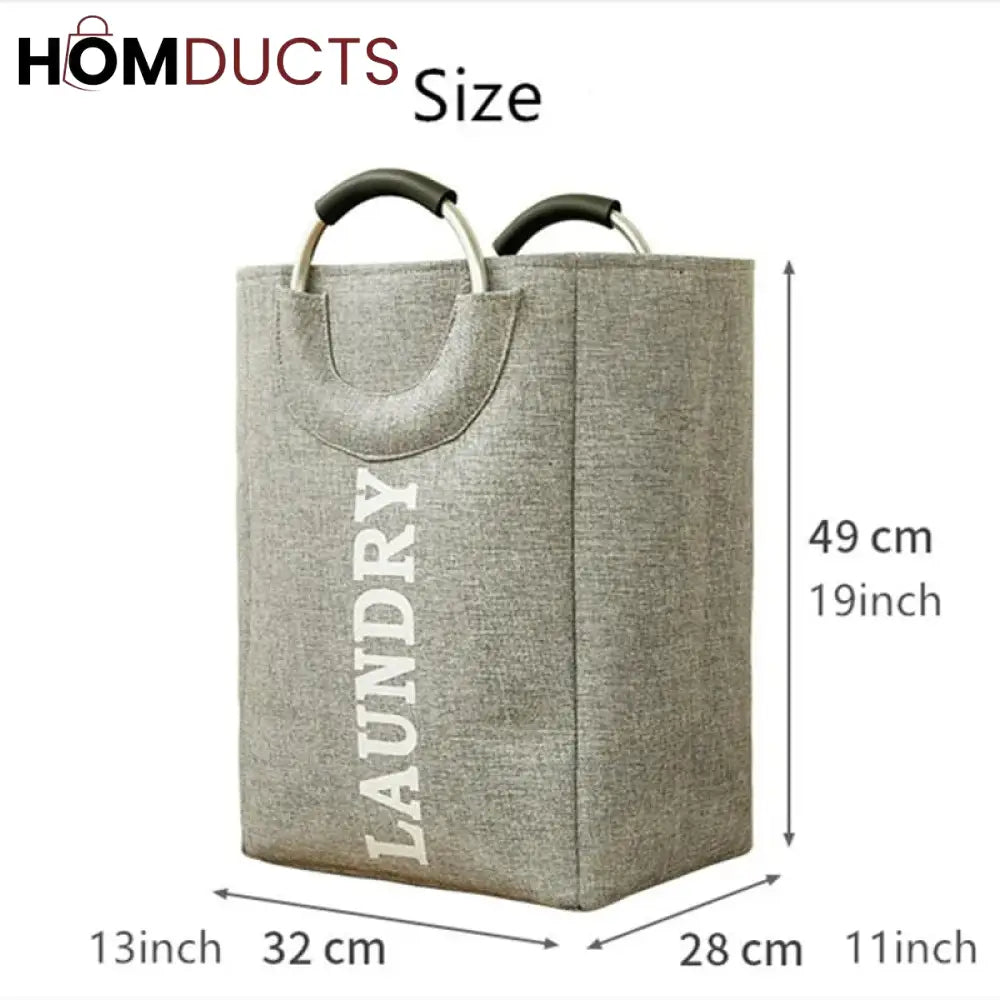 Portable Folding Laundry Basket (Heavy Quality)