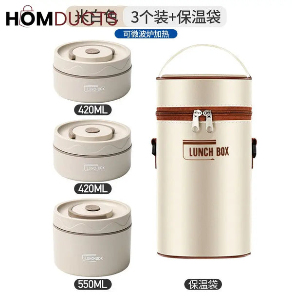 Portable Lunch Box With Insulated Bag