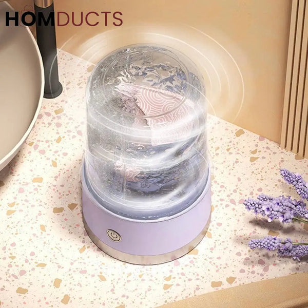 Portable Mini Washing Machine - Compact Laundry Washer with 3 Cycles