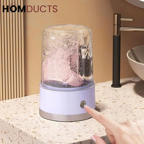 Portable Mini Washing Machine - Compact Laundry Washer with 3 Cycles