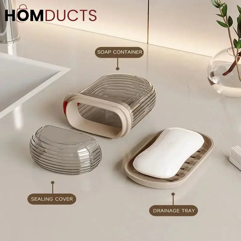 Portable Sealed Travel Soap Box