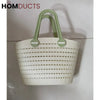 Portable Handheld Picnic Basket, Handheld Kitchen  Grocery Basket, Multipurpose Laundry Basket, Creative Hollow Out Shower Basket