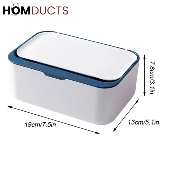 Portable Tissue Storage Box With Lid