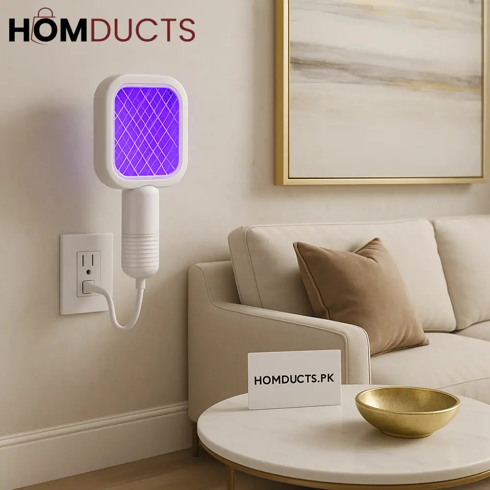 Portable UV Mosquito Killer Lamp – USB Plug-in Insect Trap with Night Light