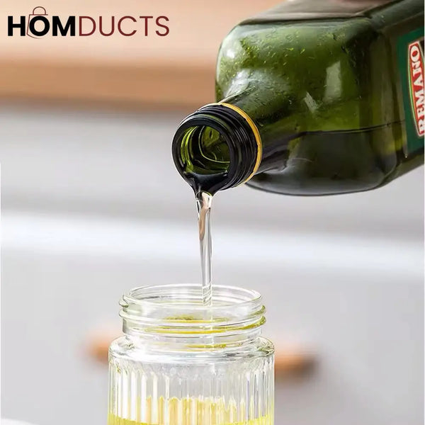 Precision 250ml Glass Oil Spray Bottle - Leak-Proof Kitchen Mister for Healthy Cooking