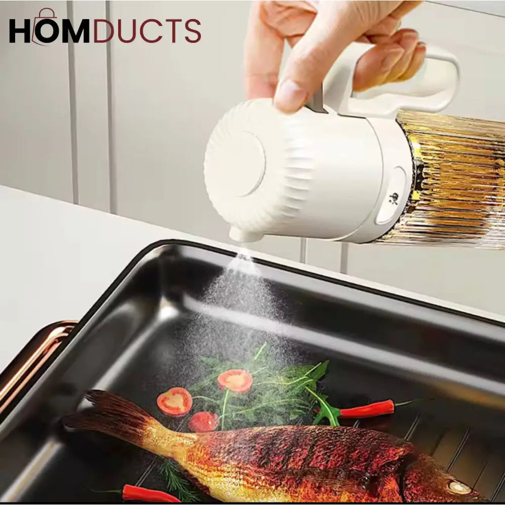 Precision 250ml Glass Oil Spray Bottle - Leak-Proof Kitchen Mister for Healthy Cooking