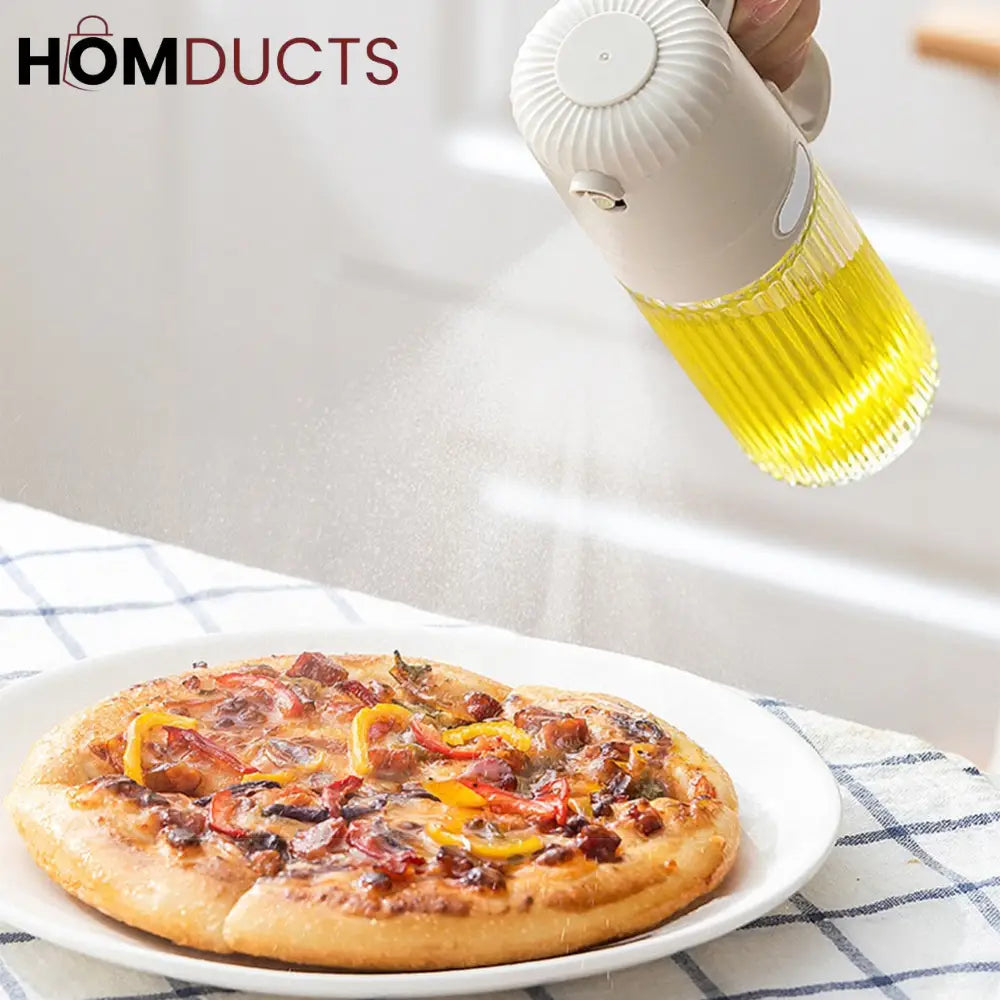 Precision 250ml Glass Oil Spray Bottle - Leak-Proof Kitchen Mister for Healthy Cooking