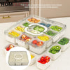 Premium 12-Grid Fresh Storage Box with Lid – Multipurpose Food Organizer