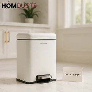 Premium 6L White Pedal Bin – Modern & Hygienic Waste Solution