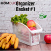 Premium BPA-Free Organizer Basket Set – Multi-Purpose Storage for Kitchen & Home