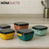 Premium ColorPop Food Storage Container Set – Leakproof BPA-Free Microwave Safe (700ml) (1pc)