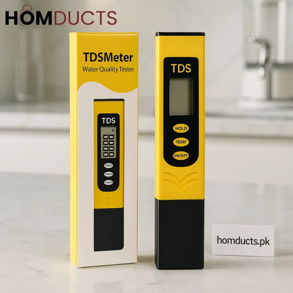 Premium Digital TDS Meter – Water Quality Tester with Temperature Display