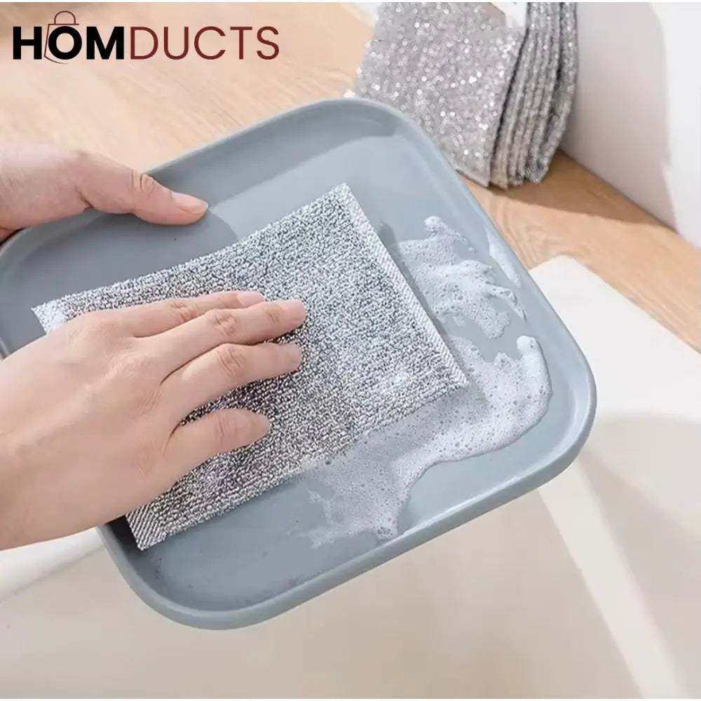 Premium Double-Sided Scrubber Pads – Heavy Duty Kitchen Cleaning Sponges