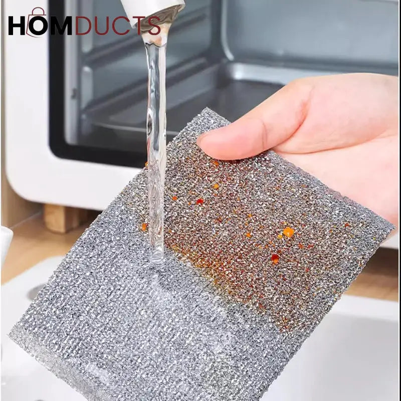 Premium Double-Sided Scrubber Pads – Heavy Duty Kitchen Cleaning Sponges