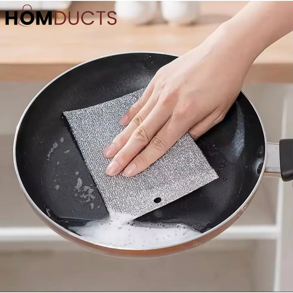 Premium Double-Sided Scrubber Pads – Heavy Duty Kitchen Cleaning Sponges