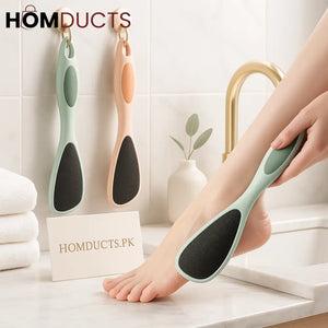 Premium Dual-Sided Foot Scrubber – Pedicure Callus Remover Tool
