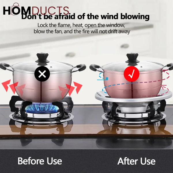 Premium Gas Stove Cover: Energy Saving Easy Clean Universal Fit Household Supplies