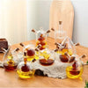 Premium Glass Oil & Vinegar Dispenser Bottle - Stylish Kitchen Storage