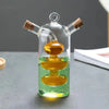 Premium Glass Oil & Vinegar Dispenser Bottle - Stylish Kitchen Storage Design 01