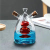 Premium Glass Oil & Vinegar Dispenser Bottle - Stylish Kitchen Storage Design 04