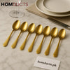 Premium Gold Teaspoon Set – 6 Pieces