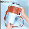 Premium Leather Tumbler Strap Holder with Key Hook