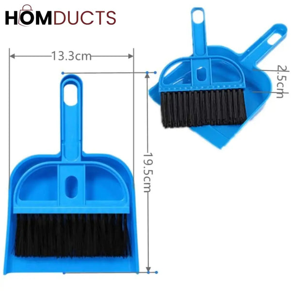 Premium Mini Dustpan & Brush Set – Compact Cleaning Tool for Home Office & Kitchen