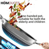 Premium Non-Stick Honeycomb Wok - 316 Stainless Steel Gas & Induction Compatible Cookware