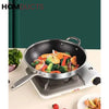 Premium Non-Stick Honeycomb Wok - 316 Stainless Steel Gas & Induction Compatible Cookware