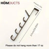 Premium Over-the-Door Hook Hanger – Space-Saving Multi-Purpose Organizer