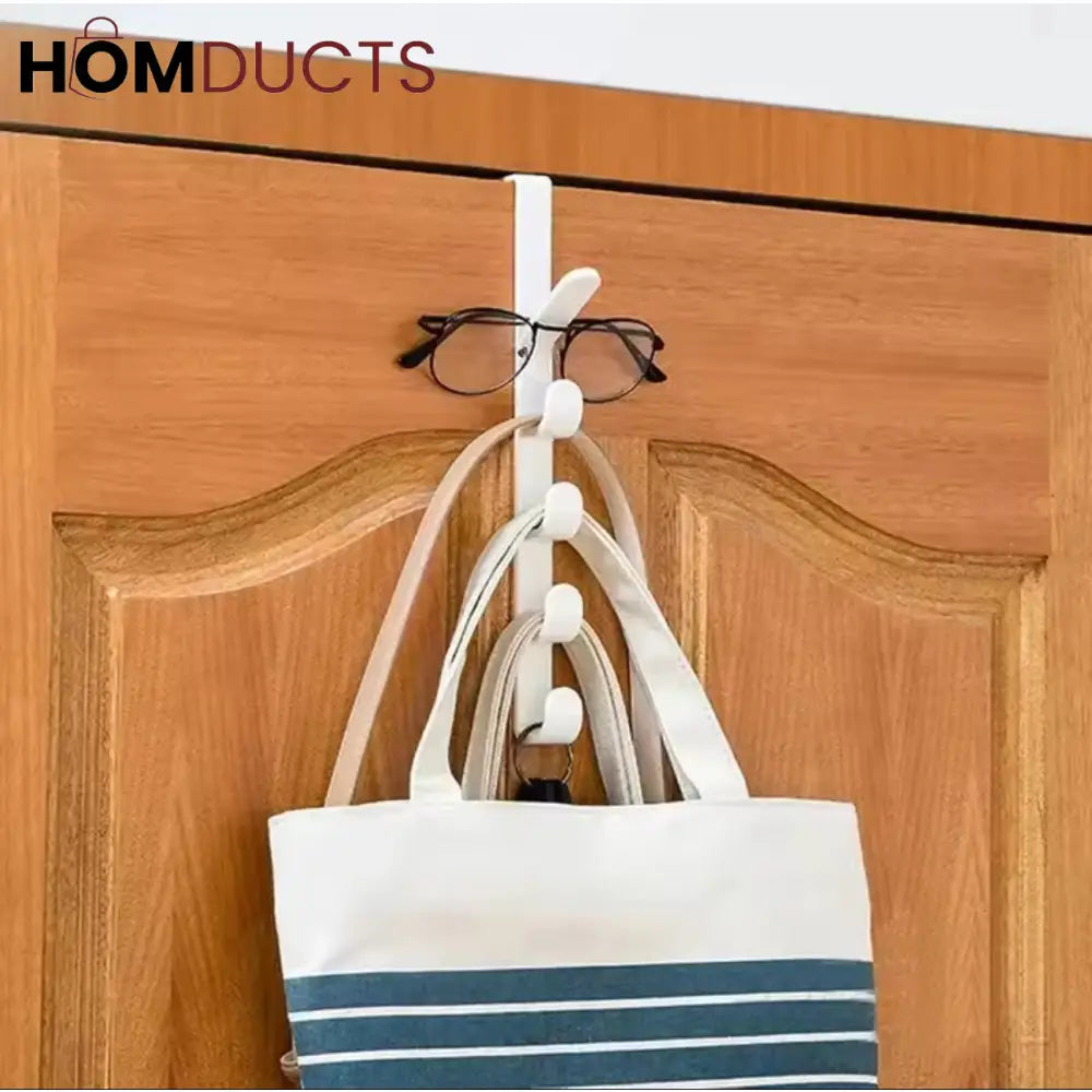 Premium Over-the-Door Hook Hanger – Space-Saving Multi-Purpose Organizer