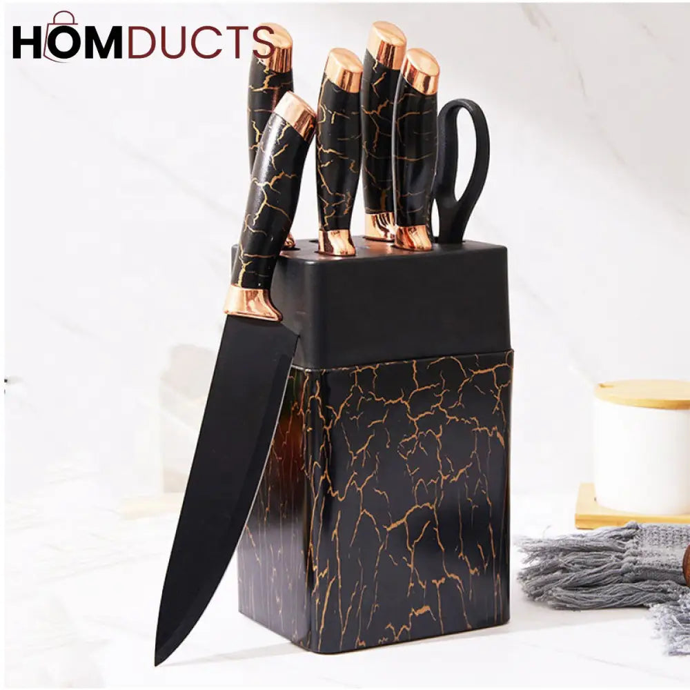 Premium Quality Knife Set With Sharpener