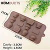 Premium Silicone Chocolate & Candy Mold - Flexible Non-Stick Fondant & Cake Decoration Bar Mould