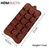 Premium Silicone Rose Flower Chocolate Mold - Versatile Cake Decoration Tool