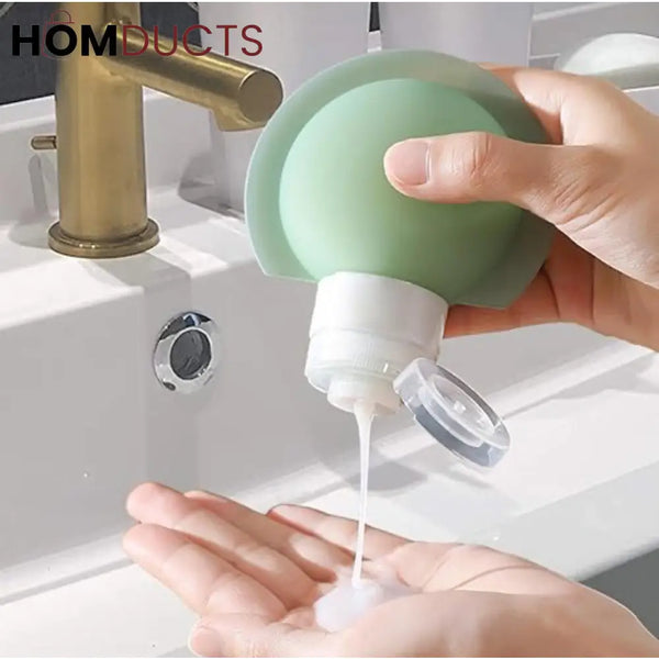 Premium Silicone Travel Bottles Set – Leakproof Refillable Toiletry Containers (3 Pack)