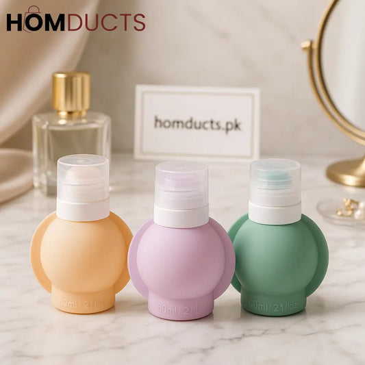 Premium Silicone Travel Bottles Set – Leakproof Refillable Toiletry Containers (3 Pack)