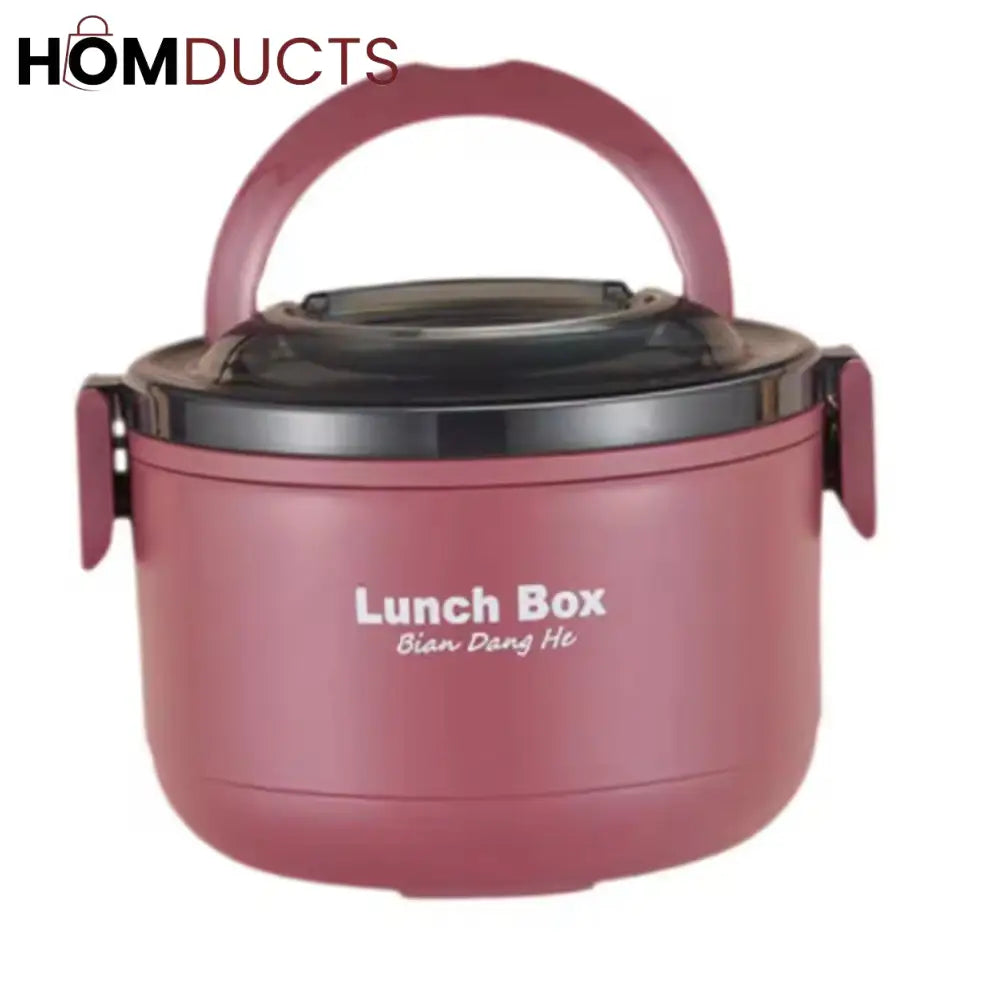 Adult Stainless Steel Bento Lunch Box: Leakproof, Portable, and Eco-Friendly