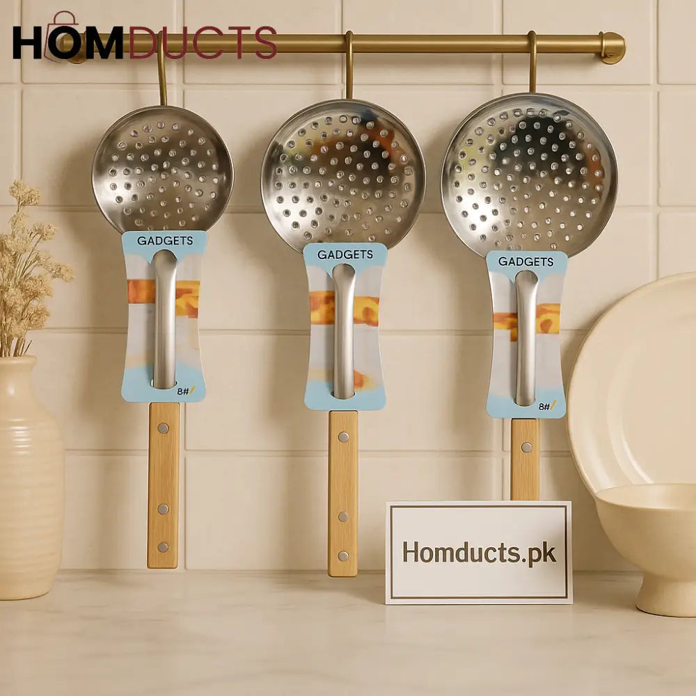 Premium Stainless Steel Skimmer – Single Piece | Available in 3 Sizes