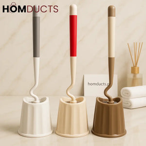 Premium Toilet Brush Set with Holder – Elegant & Durable Bathroom Cleaning Solution