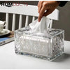 Premium Transparent Acrylic Tissue Box Holder - Modern & Durable