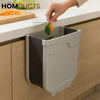 Premium Wall-Mounted Kitchen Trash Bin with Smiley Design