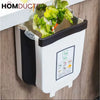Premium Wall-Mounted Kitchen Trash Bin with Smiley Design