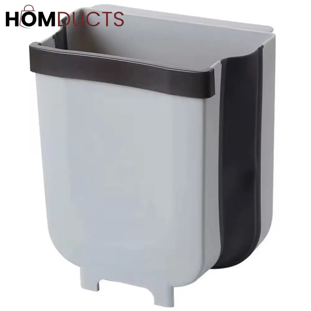 Premium Wall-Mounted Kitchen Trash Bin with Smiley Design