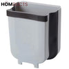 Premium Wall-Mounted Kitchen Trash Bin with Smiley Design
