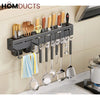 Premium Wall-Mounted Knife & Utensil Organizer Rack – Matte Finish