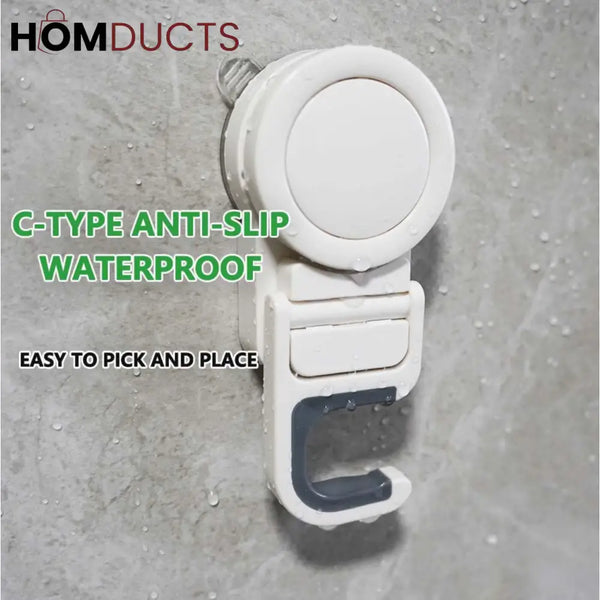 Premium Wall-Mounted Mop & Broom Holder – Space-Saving Organizer