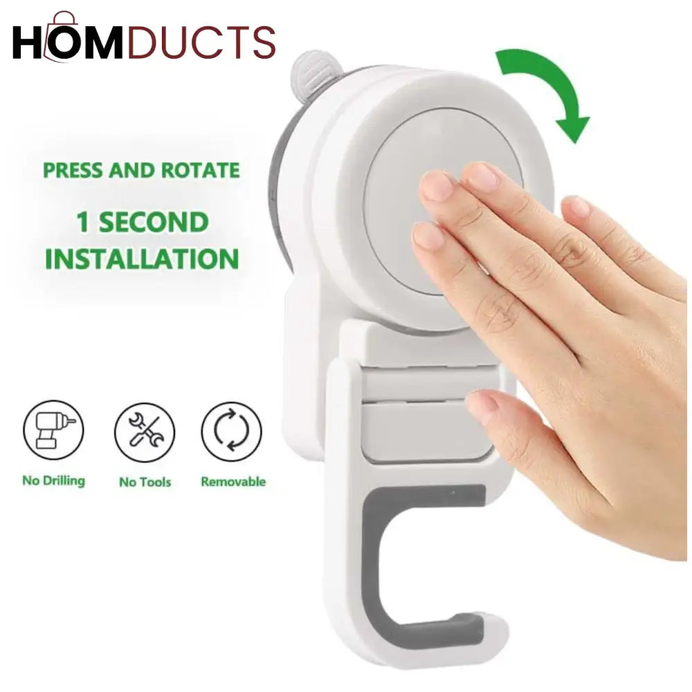 Premium Wall-Mounted Mop & Broom Holder – Space-Saving Organizer