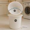 Premium White Plastic Bucket with Handle – Durable & Multi-Purpose