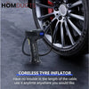 Premium Wireless Digital Tire Inflator with LCD Display – Fast Portable Air Pump