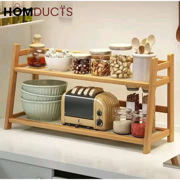 Premium Wooden 2-Tier Indoor Plant Stand – A-Frame Display Rack for Home Decor